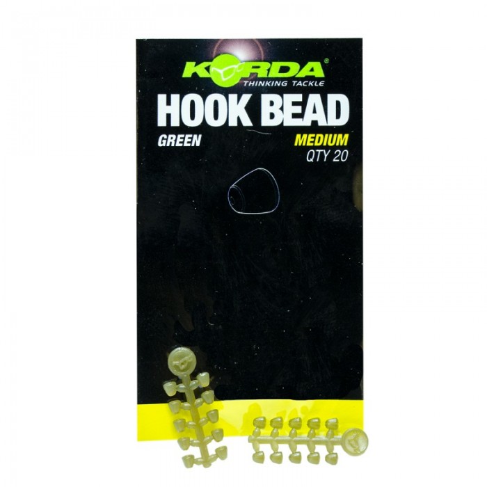 Фиксатор-стопор на крючок Korda Hook Bead Medium  (зеленый)