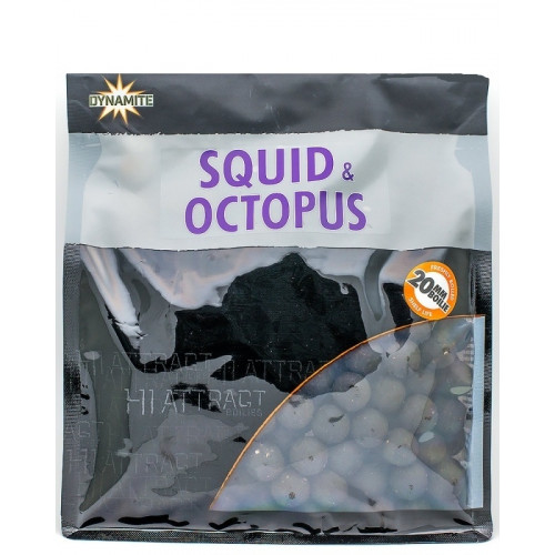 Бойлы тонущие Dynamite Baits  Squid & Octopus  15мм 1 кг (Кальмар осьминог) 