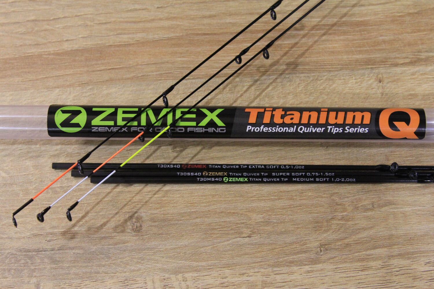 Вершинка к удилищу фидерному Zemex Titanium 2.2 мм, Medium Soft 1-2 oz 12ft/13ft /  