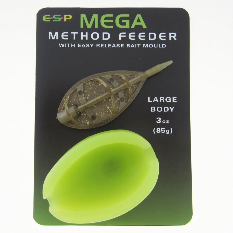 Флэт кормушка с формой ESP Mega Method Feeder & Mould L 85г