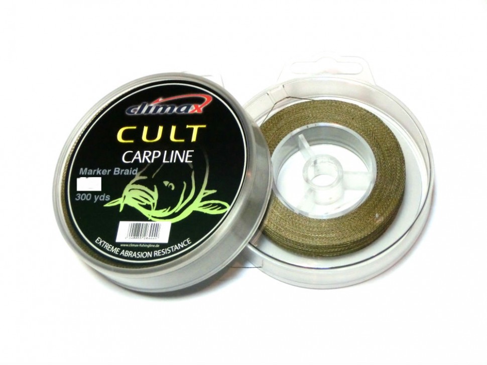 Маркерный шнур Climax CULT Marker Braid  274м 20lb/0,18мм (Зеленый) 