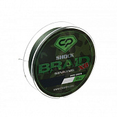Плетеный шок лидер Carp Pro Shok Braid PE X8  50м 25lb/ (Зеленый) 
