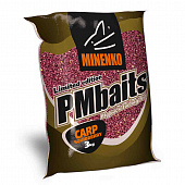 Прикормка сыпучая Minenko PMBaits Squidberry 3 кг (Кальмар клюква) 