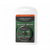 Плетеный шок лидер Carp Pro Shok Braid PE X4  25м 45lb/ (Зеленый) 
