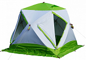 Палатка зимняя Лотос Куб 3 Классик Термо 210х210х180см Белый+зеленый