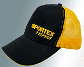 Бейсболка Sportex Logo Cap NEW 2020 One size Желтая сетка с чёрным
