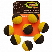 Плавающая насадка  Texnokarp Texno Eva Balls (Черно-желтый) 14мм