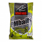 Прикормка сыпучая Minenko PMBaits Halibut 1 кг (Палтус) 