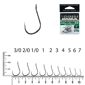 Крючки EastShark NEW Vasakura KOISO BL Size 6  с бородкой