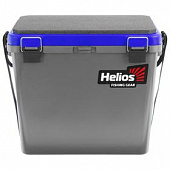 Ящик зимний Helios 19л серый/синий односекционный