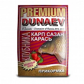 Прикормка фидерная Dunaev Premium Carp-Sazan Strawberry 1 кг (Карп-Сазан Клубника) 