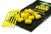 Кукуруза силиконовая плавающая Korda Pop-Up Corn IB Yellow  (Желтый) 