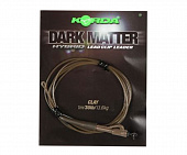 Монтаж безопасная клипса Korda Dark Matter Leader Hybrid Lead Clip Clay Brown 40lb 1шт