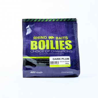 Бойлы тонущие Rhino Baits  Dark Plum 14мм 0,5 кг (Темная слива) 