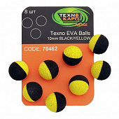 Плавающая насадка  Texnokarp Texno Eva Balls (Черно-желтый) 10мм