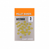 Силиконовые кольца для гранул Orange Carp AC2068 Pellet bands 3мм (прозрачный)